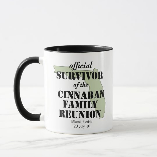 Official Family Reunion Survivor - Florida Green Mug
