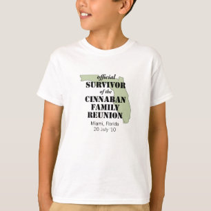 Official Family Reunion Survivor - Florida Green T-Shirt