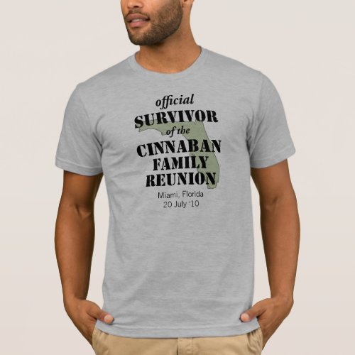 Official Family Reunion Survivor _ Florida Green T_Shirt