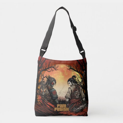 Official Film Movie Kung Fu Fight Scene Cross Tote