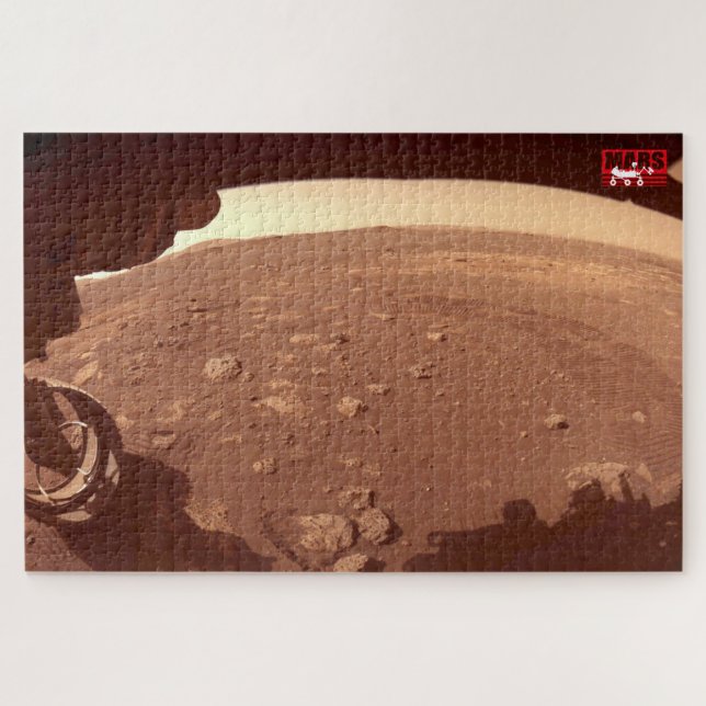 Official first photo, Perseverance rover on Mars, Jigsaw Puzzle (Horizontal)