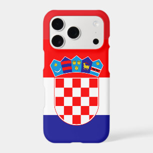 Official Flag of Croatia Emblem iPhone Case