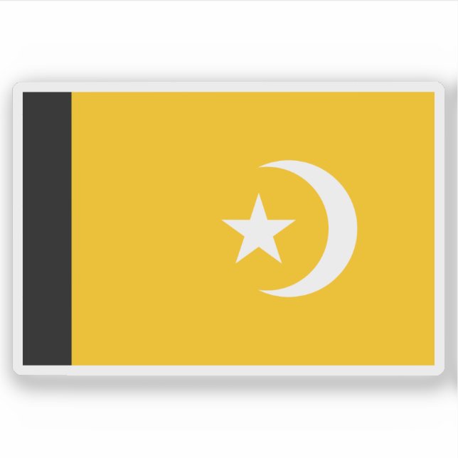 Official flag of Mwali island, Comoros (2002–2003) Sticker (Front)