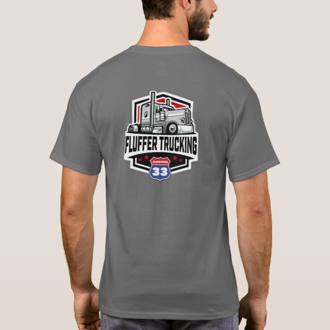 Official Fluffer Big Rig T-shirt (Back)