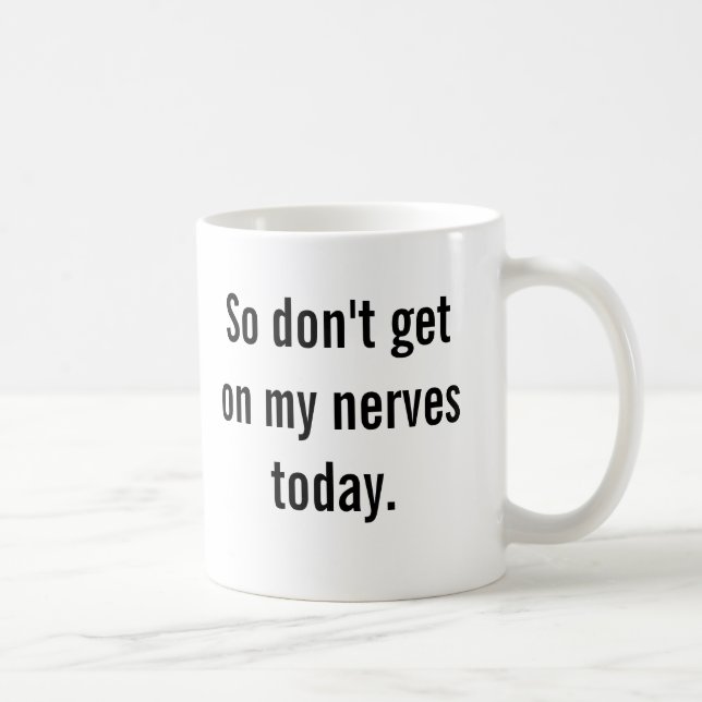 Official FML Mug: Nerves Coffee Mug (Right)
