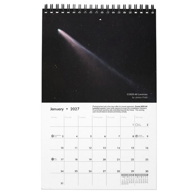 Official FWAS 2026 Member Wall Calendar - Small (Jan 2027)