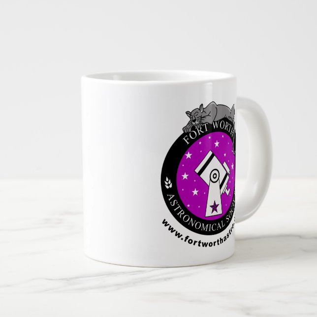 Official FWAS 20oz Jumbo Coffee Mug (Front Right)