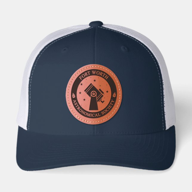 Official FWAS Logo Leather Patch Cap (Front)