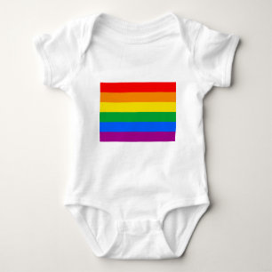 OFFICIAL GAY PRIDE FLAG BABY BODYSUIT