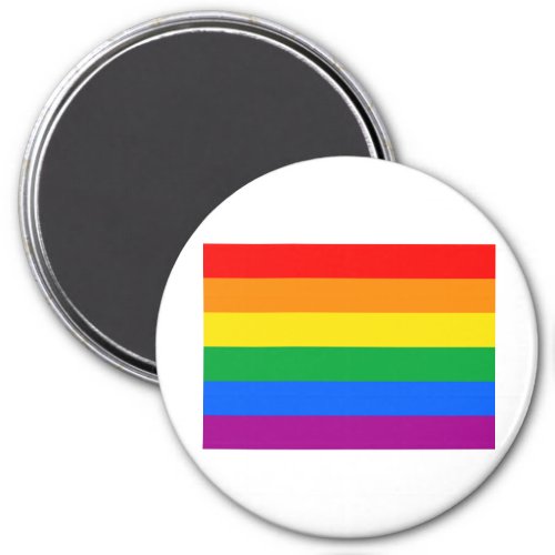 OFFICIAL GAY PRIDE FLAG MAGNET