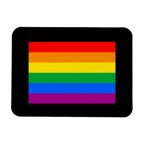 OFFICIAL GAY PRIDE FLAG MAGNET