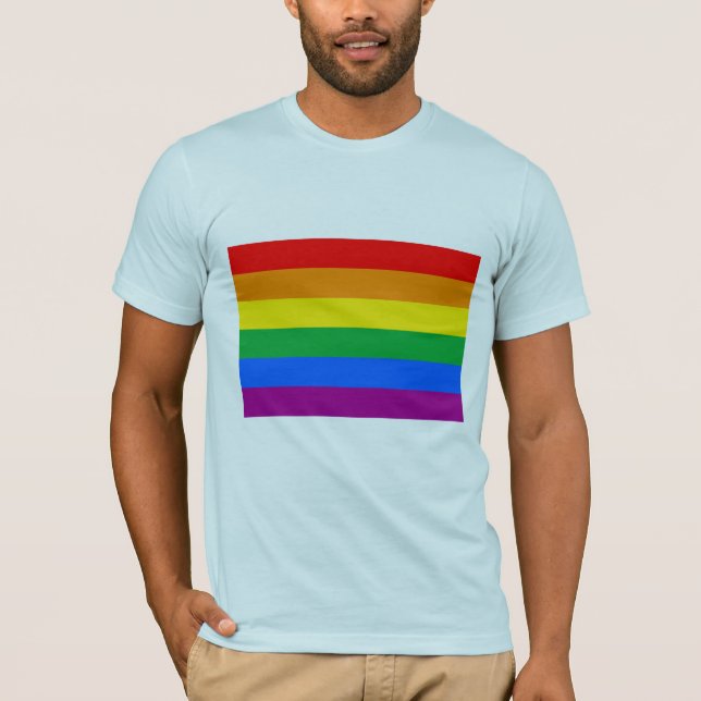 OFFICIAL GAY PRIDE FLAG T-Shirt (Front)