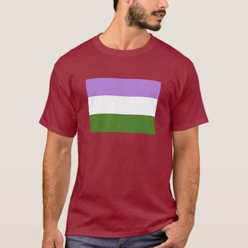 OFFICIAL GENDERQUEER PRIDE FLAG T_Shirt