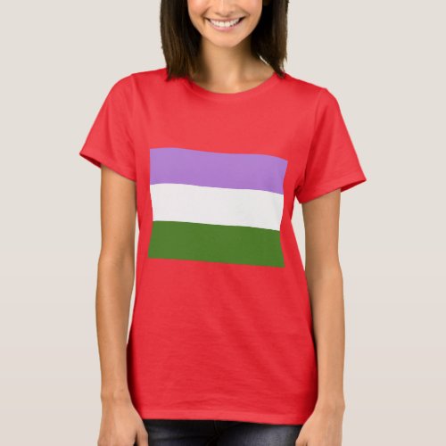 OFFICIAL GENDERQUEER PRIDE FLAG T_Shirt