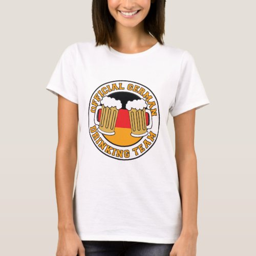 Official German Drinking Team T_Shirt