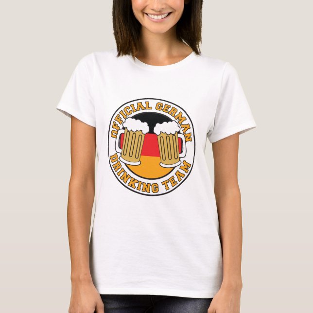 Official German Drinking Team T-Shirt (Front)