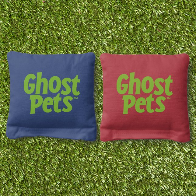 Official Ghost Pets Cornhole Bags (Grass)