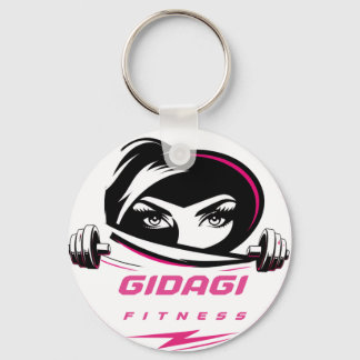 Official GIDAGI Fitness Logo Keychain