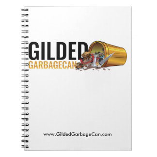 Official Gilded Garbage Can Spiral Notebook
