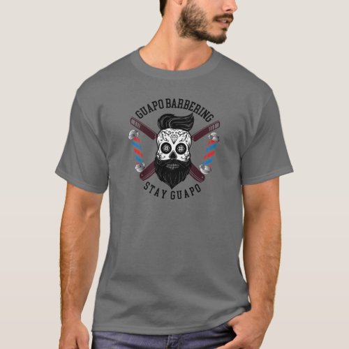 Official Guapo Barbering T_shirt Grey
