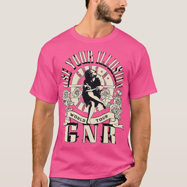 Official Guns N' Roses Illusion World Tour T-Shirt (Front)