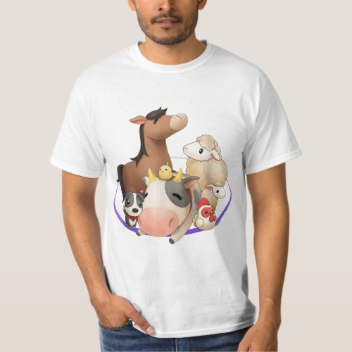 Official Harvest Moon Animal Friends T_Shirt