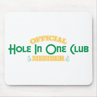 Official Hole In One Club Member Mouse Pad