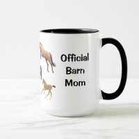 Official Horse Barn Mom Customizable Mug