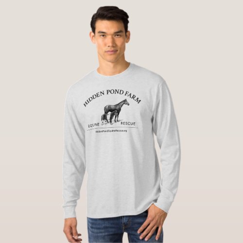 Official HPF Logo Mens Long Sleeve T_shirt