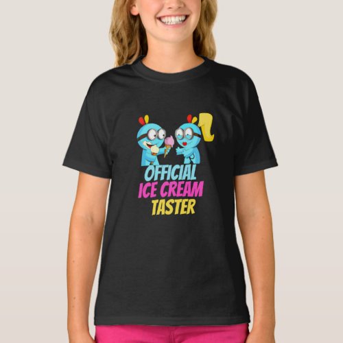 Official Ice Cream Taster T_Shirt