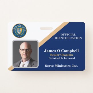 Official ID Badge for SMI Chaplains Only