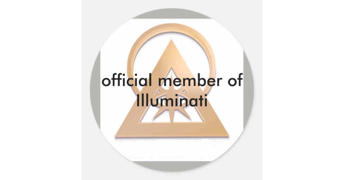 THE ILLUMINATI CARD GAME SQUARE STICKER