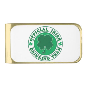 Official-Iris-Drinking-Team Gold Finish Money Clip