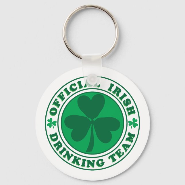 Official-Irish-Drinking-Team.2-png Keychain (Front)