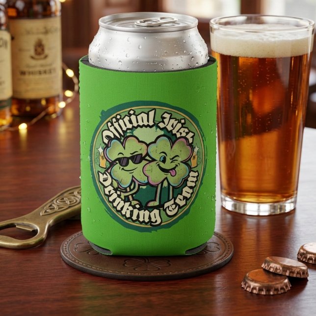 Official Irish Drinking Team St Patricks Day Can Cooler (Creator Uploaded)