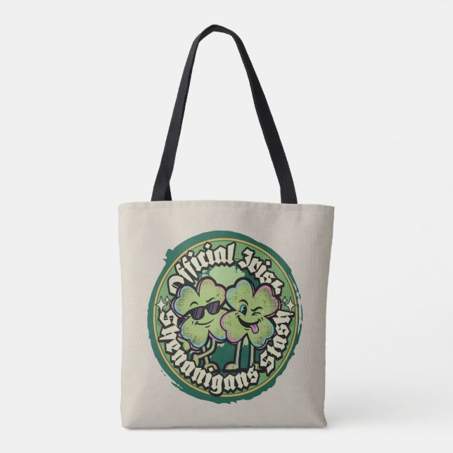 Official Irish Shenanigans Stash Retro Tote Bag (Back)