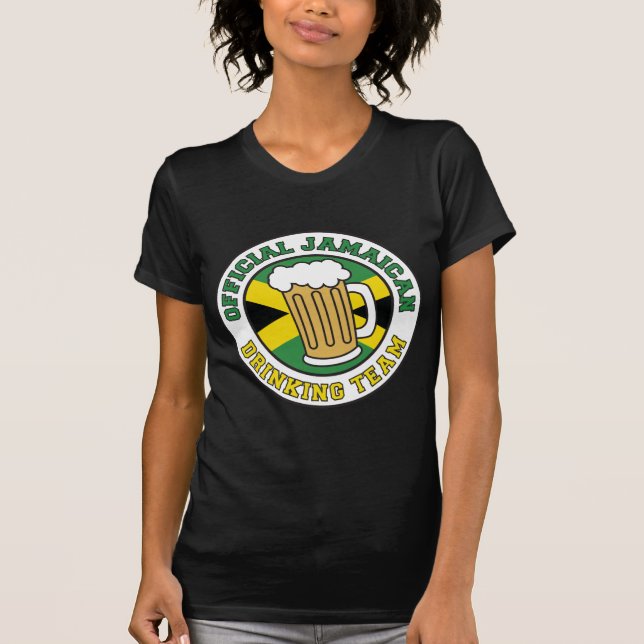 Official Jamaican Drinking Team T-Shirt (Front)