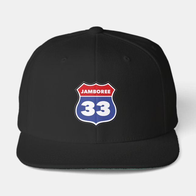Official Jamboree 33 Kings of The road Hat (Front)