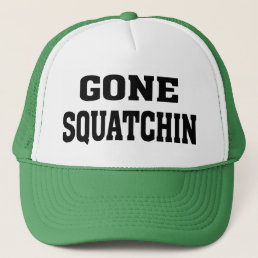 Official James Bobo Fay Gone Squatchin trucker hat