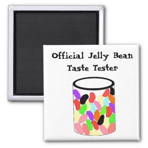 Official Jelly Bean Taste Tester Magnet