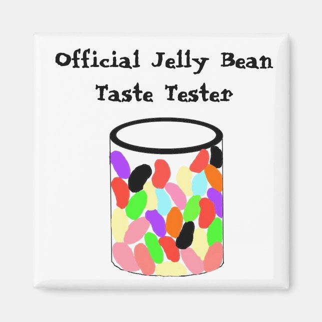 Official Jelly Bean Taste Tester Magnet (Front)