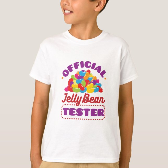 Official Jelly Bean Tester Easter Candy T-Shirt (Front)