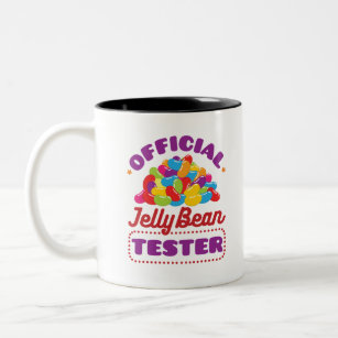 Official Jelly Bean Tester Easter Candy Two-Tone Coffee Mug
