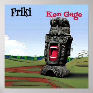 Official Ken Gage Friki Music Album Poster