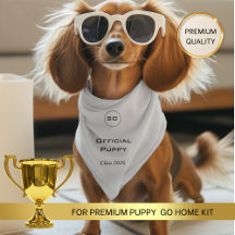 Official Kennels Puppy Black & White