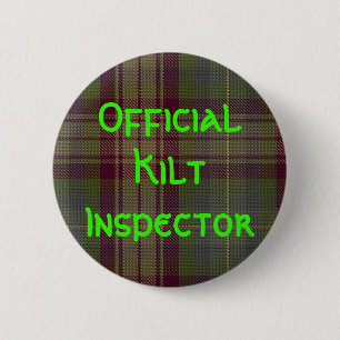 "Official Kilt Inspector" Button