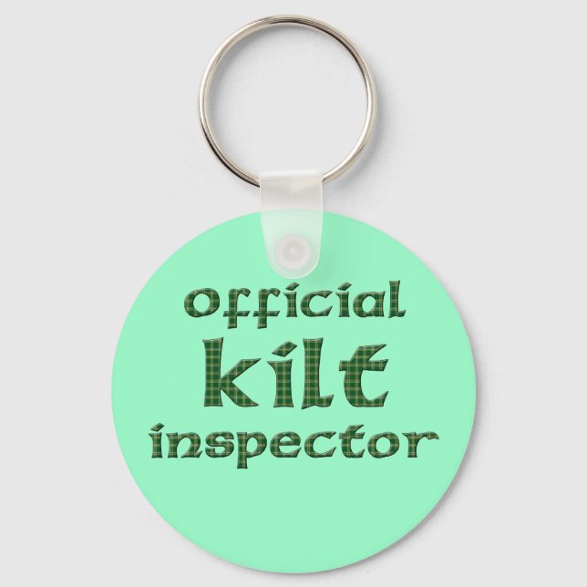 Official Kilt Inspector Keychain (Front)