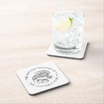 Official Kitchen | Pizza Themed Serving Ceramic Ti Beverage Coaster<br><div class="desc">A funny yet classy custom beverage coaster tailored to your family kitchen.  Use the customization functions to control the text size,  font,  and other options.  Have fun being creative and making it your own.</div>