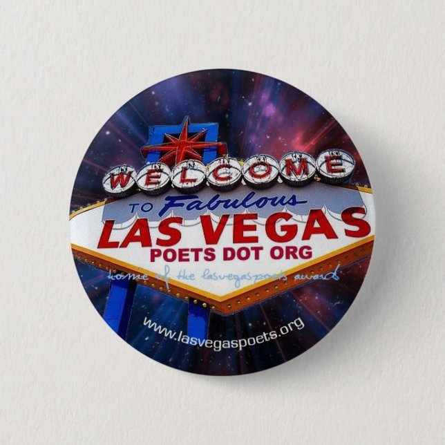 Official Las Vegas Poets Organization Button (Front)