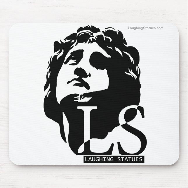 official LAUGHING STATUES mouse pad (Front)